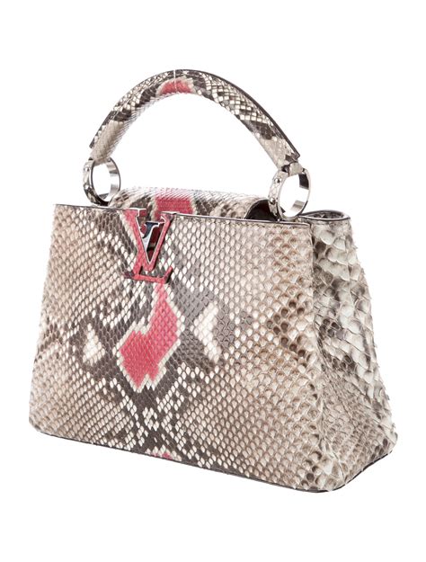 louis vuitton capucines vestiaire|Louis Vuitton capucines bb python.